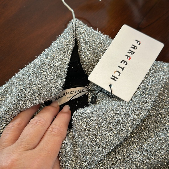 Balenciaga sparkle oversize sweater - Picture 10 of 12